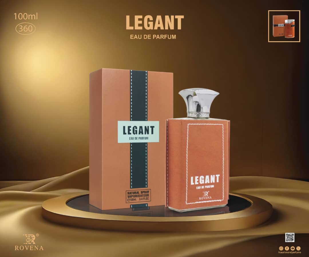 ادکلن مردانه روونا رایحه LEGANT EAU DE PARFUMحجم۱۰۰میل (اماراتی اورجینال)