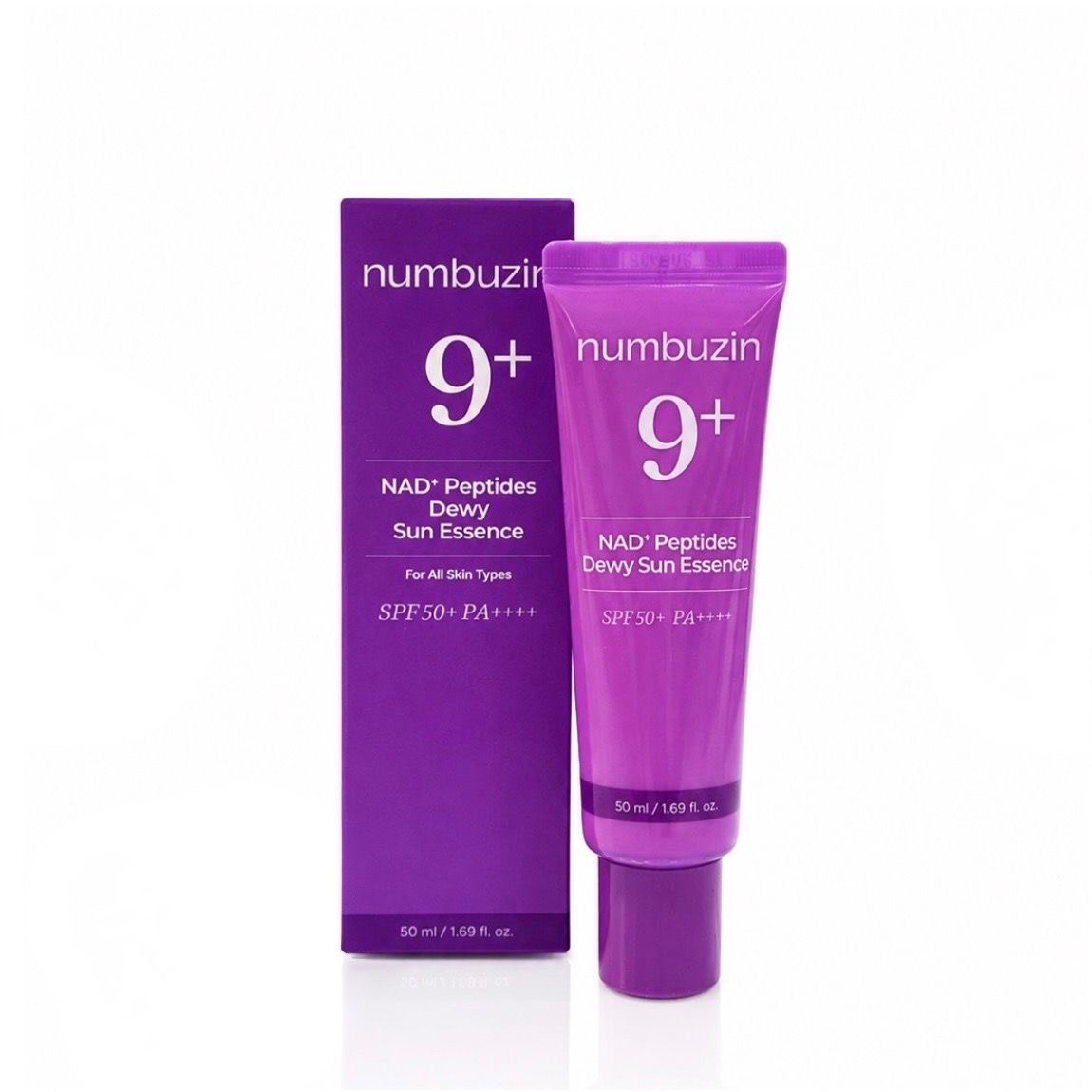 کرم ضد آفتاب جوانساز نامبوزین Numbuzin شماره ۹ SPF50 | محافظت بالا، کمک به جوانسازی پوست و جلوگیری از آسیب آفتاب ۵۰ میل (اورجینال)
