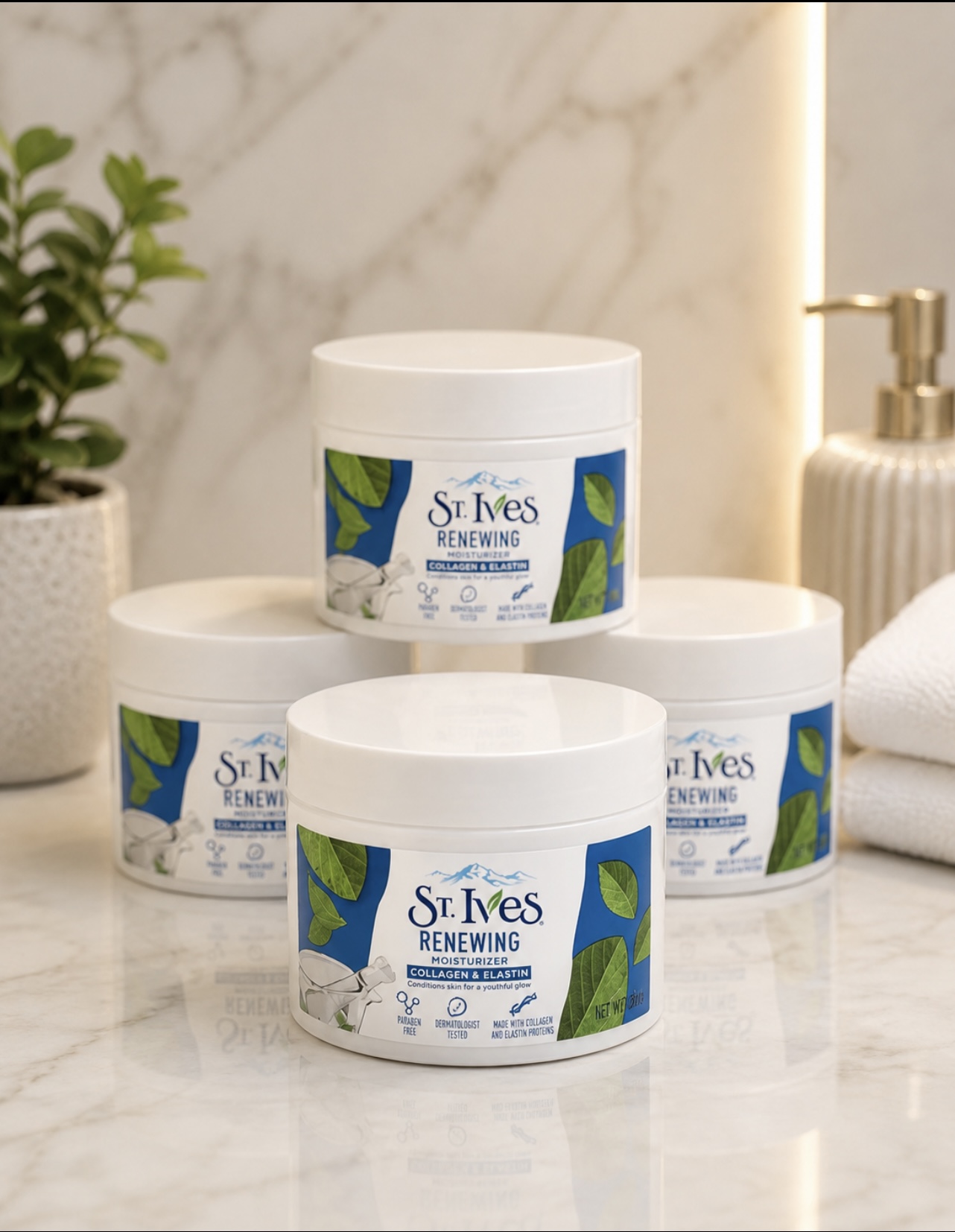 کرم آبرسان و مرطوب‌کننده سنت ایوز ST.IVES | آبرسان قوی، نرم‌کننده و تغذیه‌کننده پوست، وزن ۲۸۳ گرم (اورجینال)