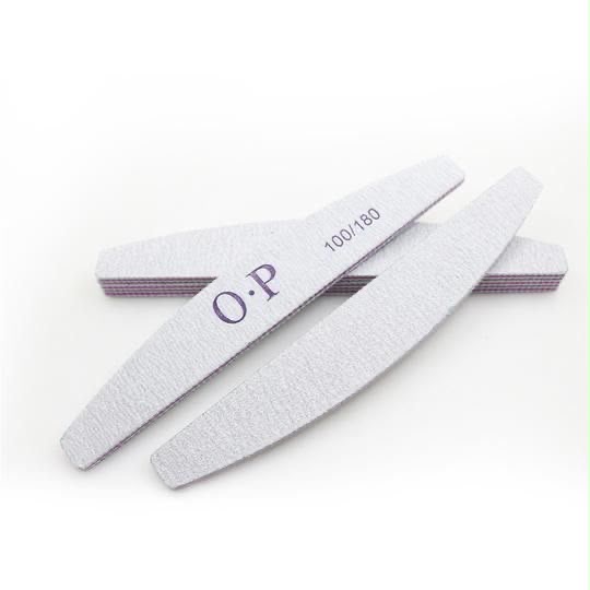 سوهان ناخن OPI دوطرفه 100/180 | مناسب فرم‌دهی و آماده‌سازی ناخن، قابل استفاده برای ناخن طبیعی و کاشت، کیفیت بالا و فروش به‌صورت تکی