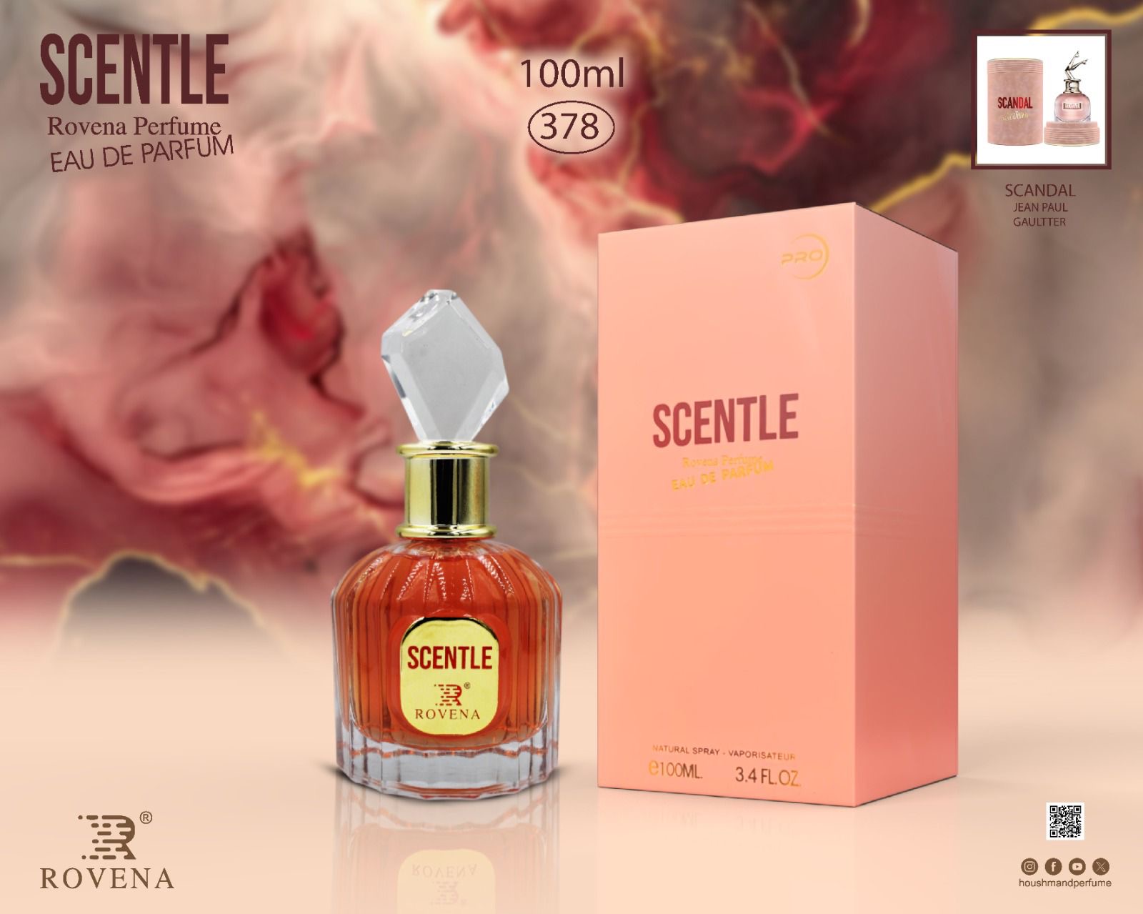 ادکلن ژال پل گوتیه اسکندال زنیکس روونا ۱۰۰ میلSCENTLE ZENEX (اماراتی اورجینال)