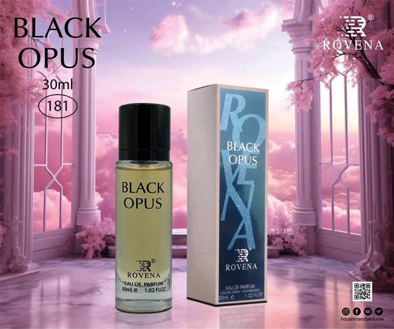 ادکلن زنانه روونا رایحه BLACK OPUSحجم۳۰میل (اماراتی اورجینال)