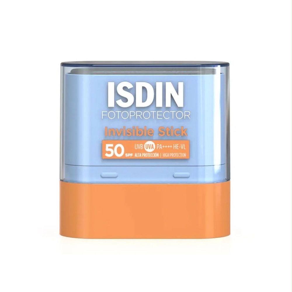 ضد آفتاب استیکی ایزدین ISDIN SPF50 | محافظت قوی در برابر UVA و UVB، بافت سبک، استفاده آسان و مناسب تمدید ضد آفتاب در طول روز حجم ۱۰ گرم (اورجینال)