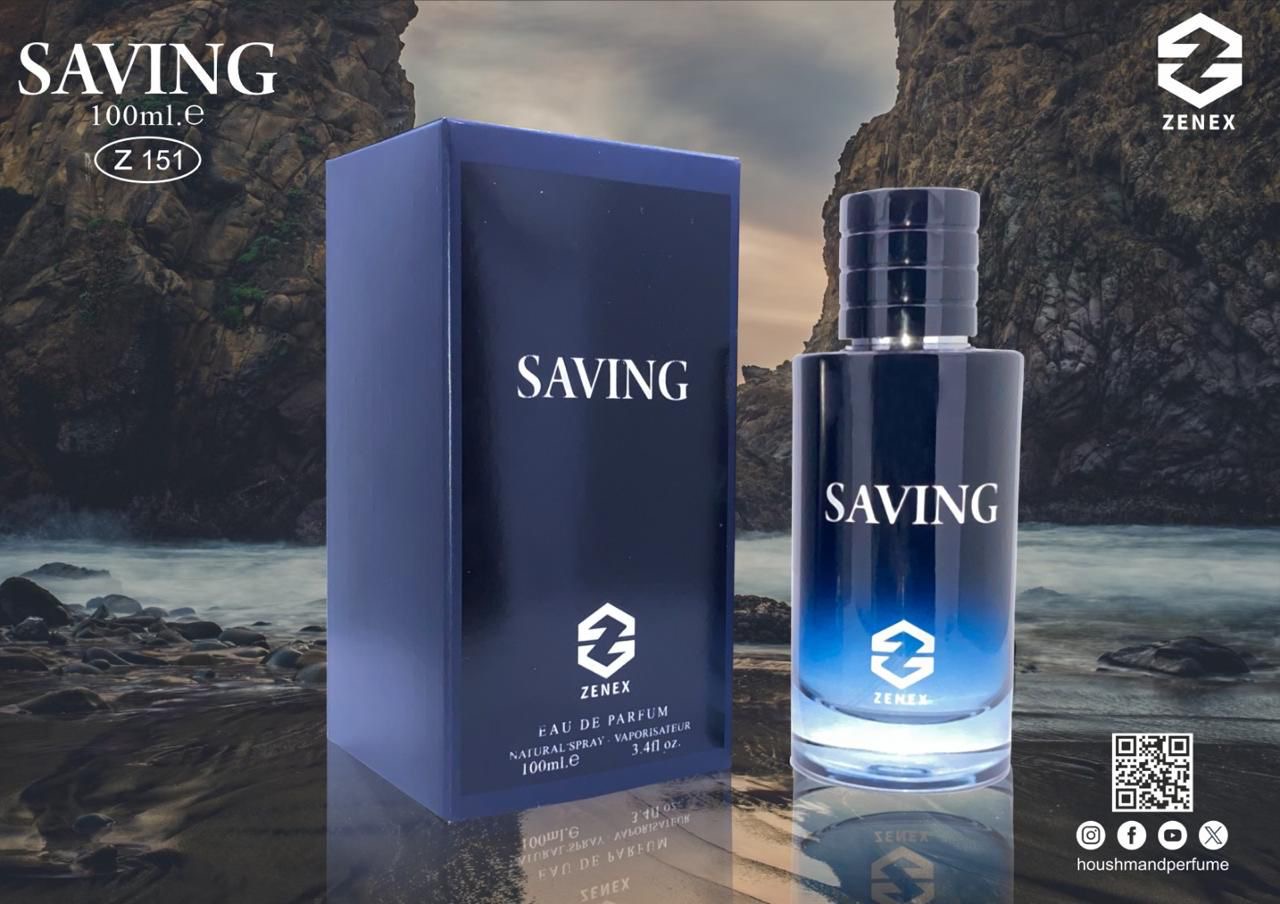 ادکلن مردانه زنکسی ZENXI رایحه SAVING | عطر مردانه با رایحه دلنشین، ماندگاری مناسب و حجم ۱۰۰ میل (اورجینال)