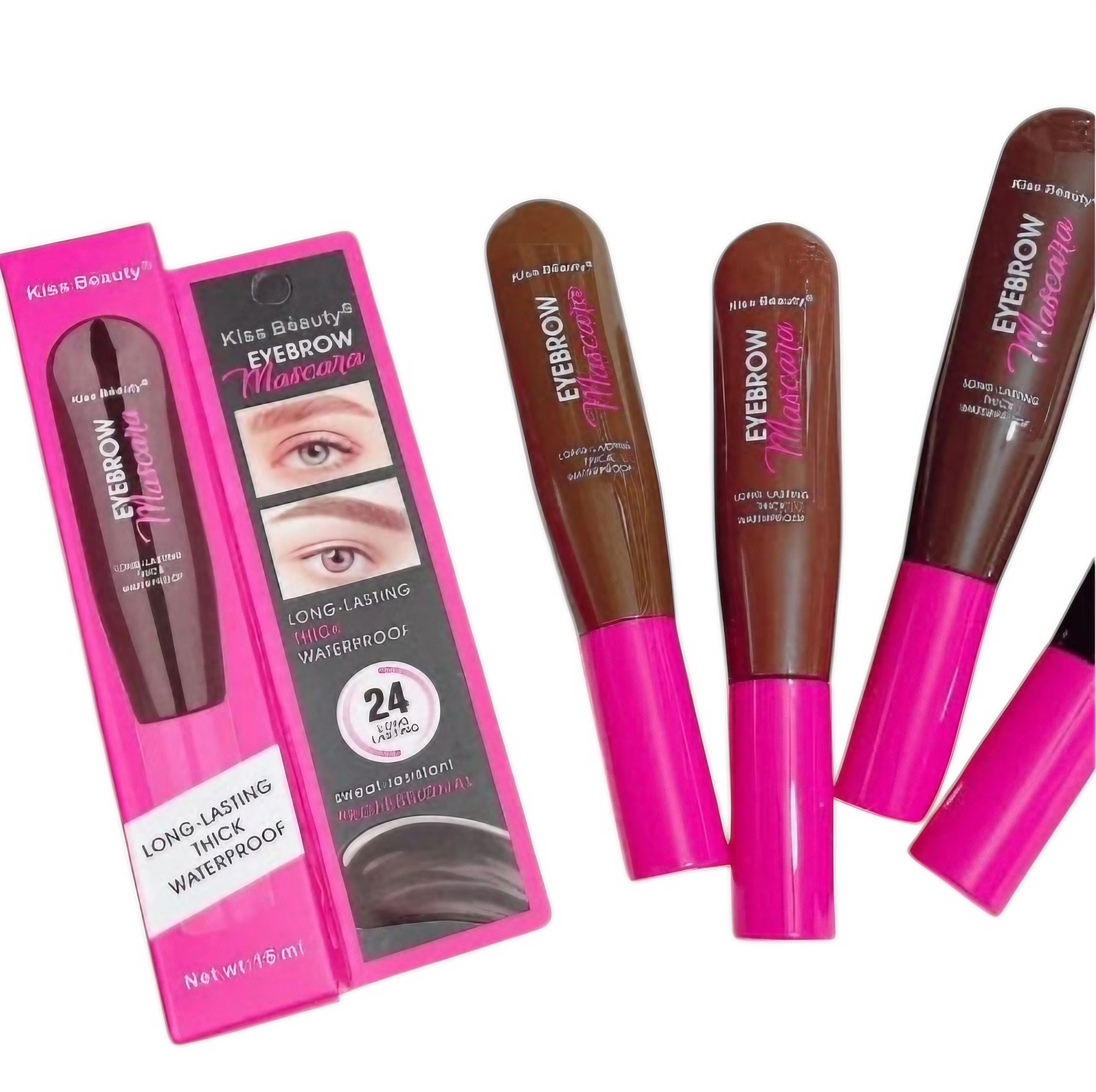 ریمل ابرو کیس بیوتی Kiss Beauty | رنگ‌دهنده، حالت‌دهنده و تثبیت‌کننده ابرو با بافت سبک، ماندگاری بالا و جلوه طبیعی