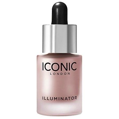 هایلایتر آیکونیک لندن Iconic London مدل Illuminator شماره 2.0 | هایلایتر مایع با پیگمنت بالا، جلوه درخشان طبیعی، بافت سبک و ماندگاری بالا مناسب انواع آرایش