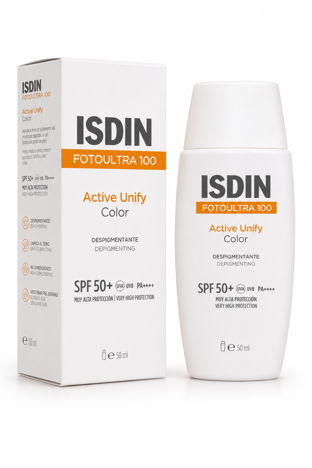 کرم ضد آفتاب و ضد لک بی رنگ اکتیو یونیفای ایزدین SPF50 (اورحینال)