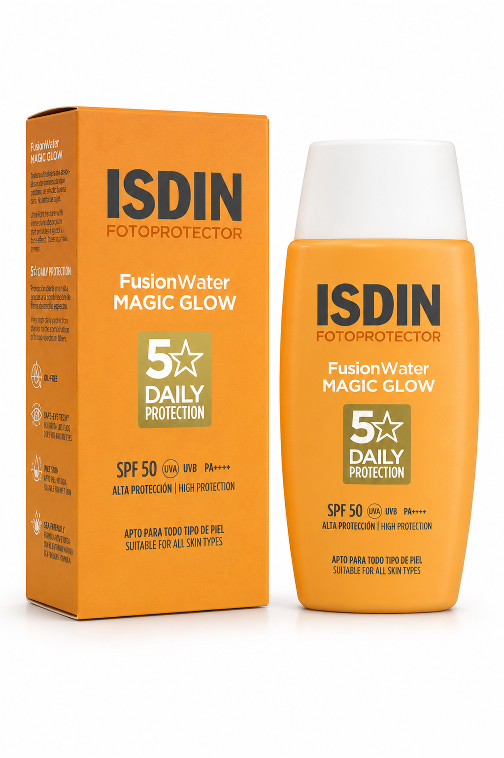 ضد آفتاب‌ فیوژن واتر مجیک گلو برند  ایزدین  SPF 30 حجم ۵۰ میل(اورجینال)