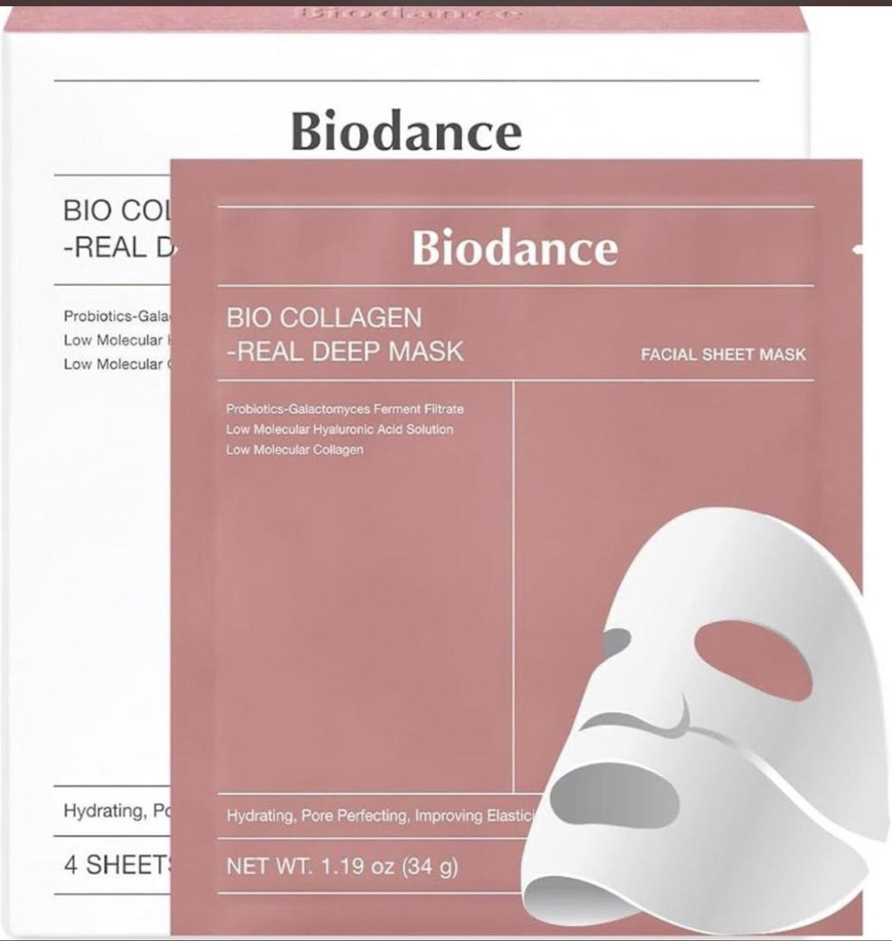 ماسک ورقه ای بایو دنس Biodance بایو کلاژن Bio Collagen  (اورجینال)