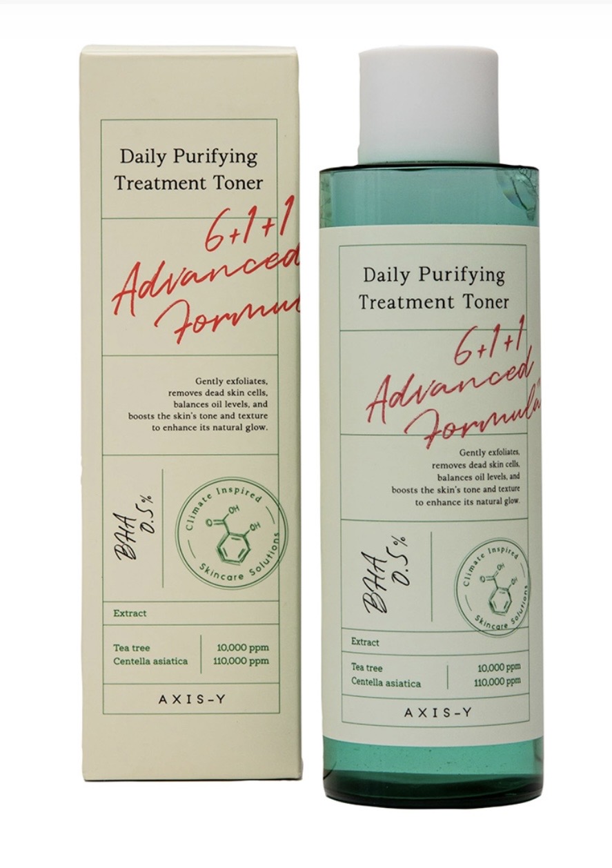 تونر ضدجوش و پاک‌کننده روزانه برند  اکسیس وای AXIS-Y Daily Purifying Treatment Toner حجم 200 میلی‌لیتر(اورجینال)