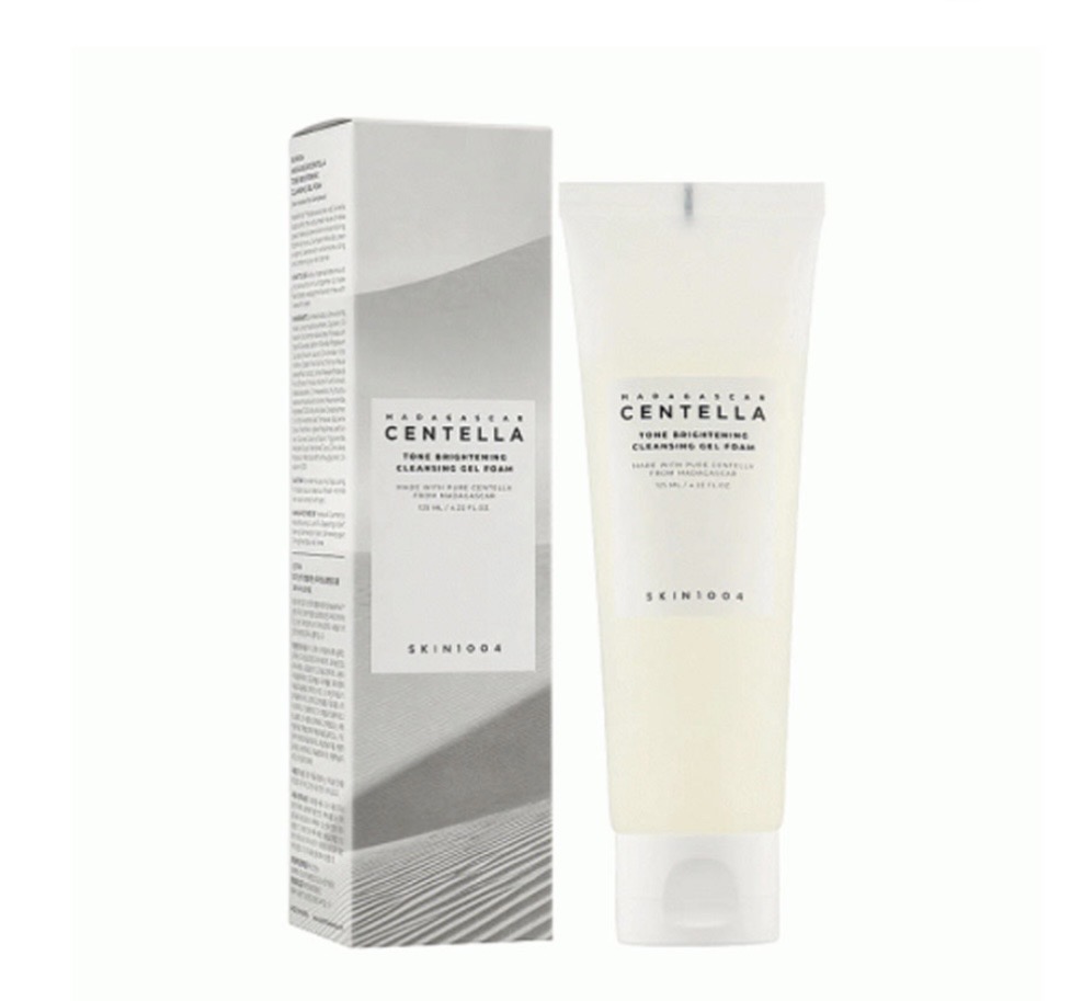 فوم ژل شوینده روشن‌کننده سنتلا ماداگاسکار SKIN1004 حجم 120میلی لیتر