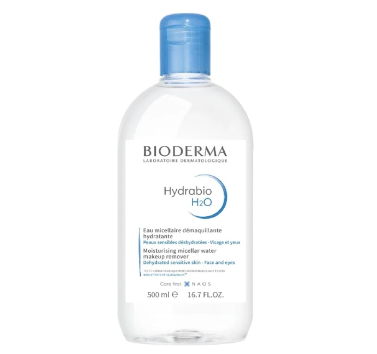 مسلار واتر آبی بایودرما (Hydrabio H2O) | مناسب پوست کم‌آب و دهیدراته حجم ۵۰۰میل (اورجینال)
