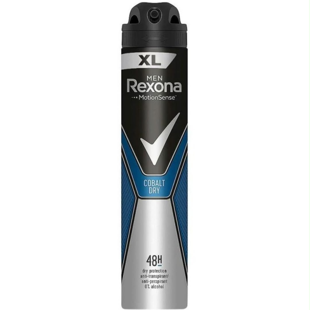 اسپری ضد تعریق مردانه رکسونا Rexona | محافظت ۴۸ ساعته، رایحه ماندگار و حجم ۲۰۰ میل (اورجینال)