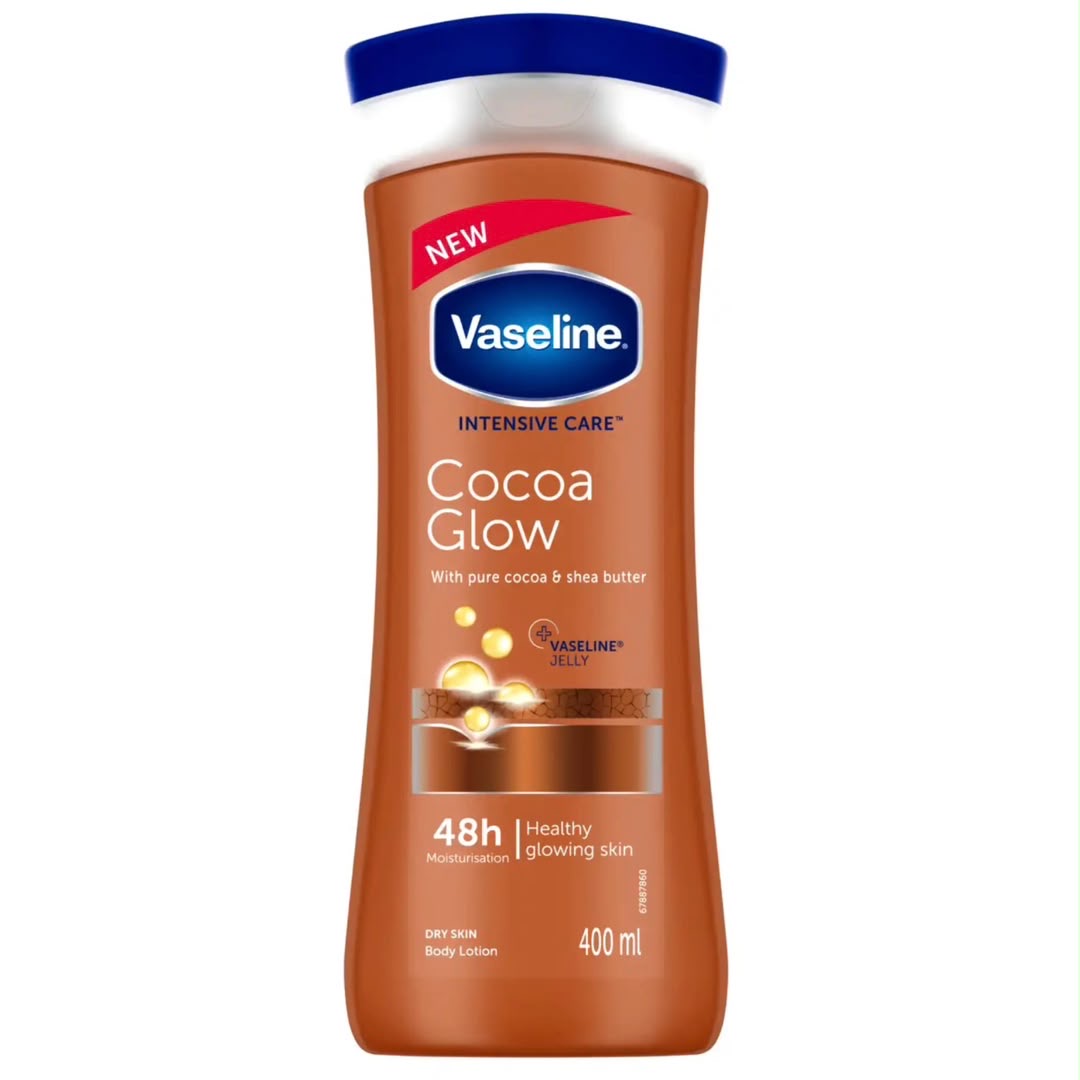 لوسیون بدن وازلین Vaseline ۴۰۰ میل | آبرسان، نرم‌کننده و مرطوب‌کننده پوست (اورجینال)