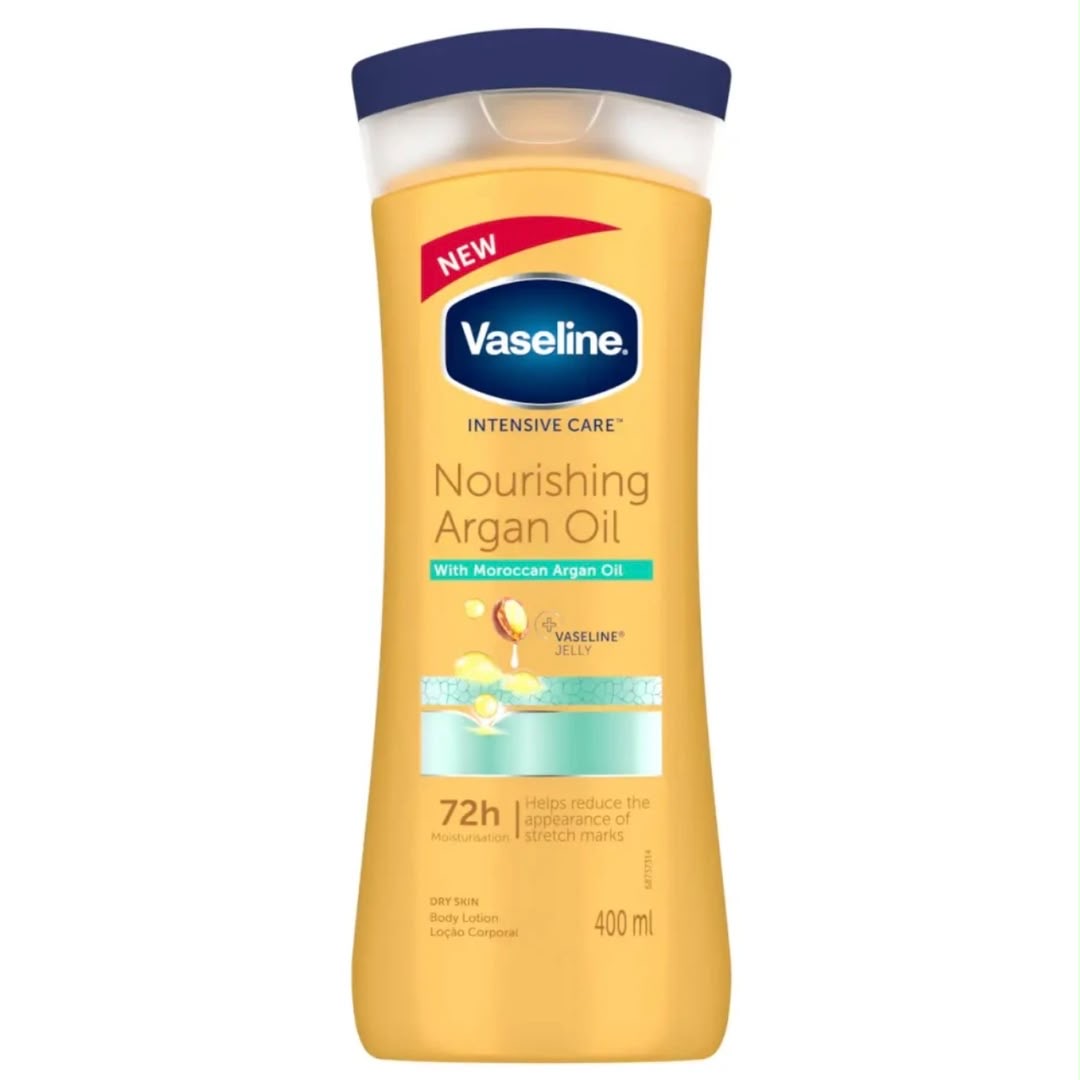 لوسیون بدن وازلین Vaseline ۴۰۰ میل | آبرسان، نرم‌کننده و مرطوب‌کننده پوست (اورجینال)