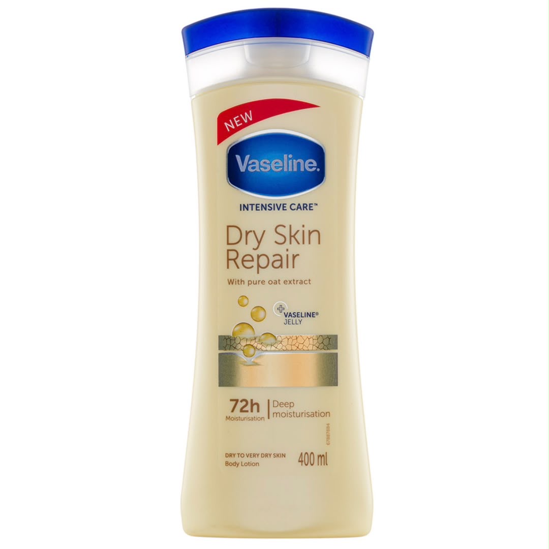 لوسیون بدن وازلین Vaseline ۴۰۰ میل | آبرسان، نرم‌کننده و مرطوب‌کننده پوست (اورجینال)