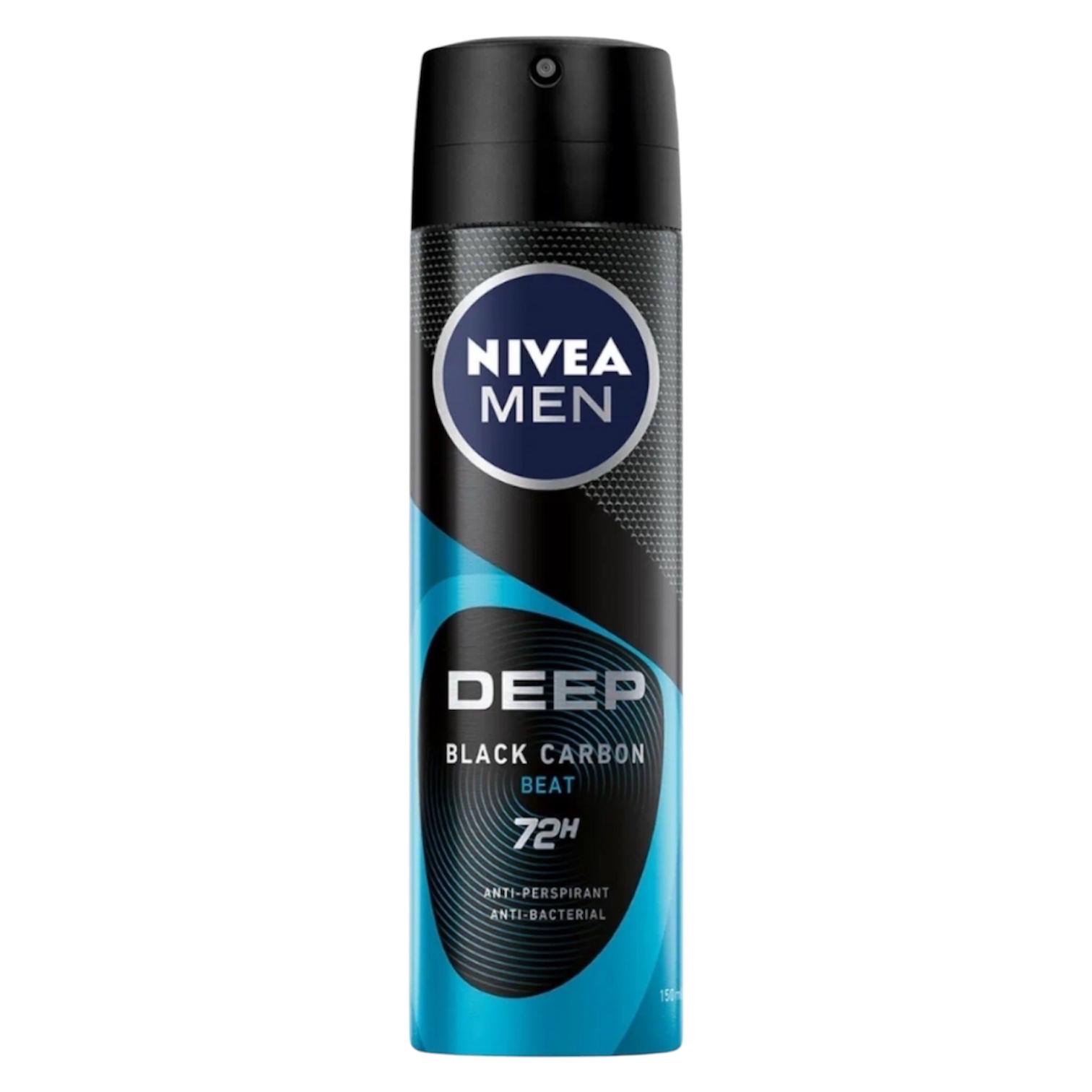 اسپری ضد تعریق مردانه نیوآ NIVEA | محافظت ۴۸ ساعته، خوشبوکننده و حجم ۱۵۰ میل (اورجینال)