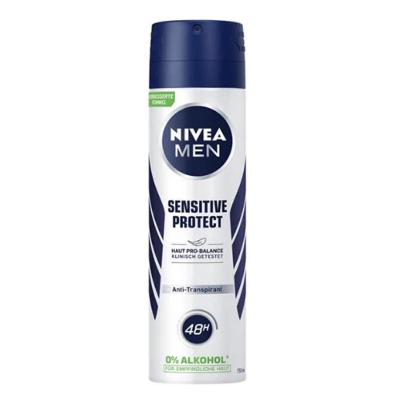 اسپری ضد تعریق مردانه نیوآ NIVEA | محافظت ۴۸ ساعته، خوشبوکننده و حجم ۱۵۰ میل (اورجینال)