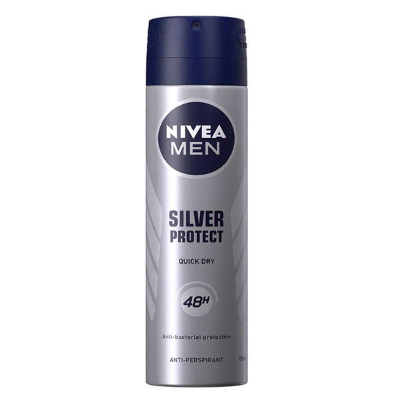 اسپری ضد تعریق مردانه نیوآ NIVEA | محافظت ۴۸ ساعته، خوشبوکننده و حجم ۱۵۰ میل (اورجینال)