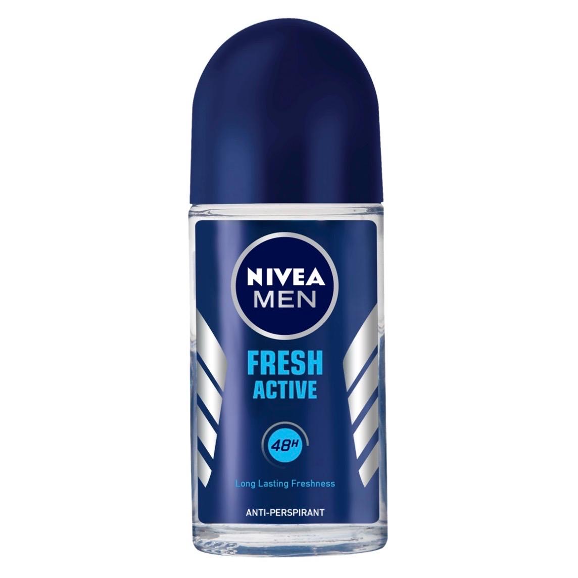 مام رول ضد تعریق مردانه نیوآ NIVEA | محافظت ۴۸ ساعته، خوشبوکننده و حجم ۵۰ میل (اورجینال)