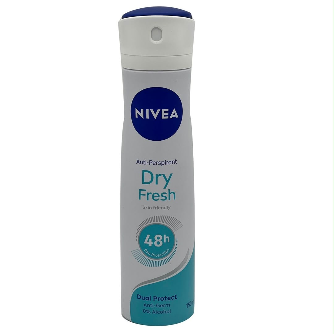 اسپری ضد تعریق  زنانه نیوآ NIVEA | محافظت ۴۸ ساعته، خوشبوکننده و حجم ۱۵۰ میل (اورجینال)