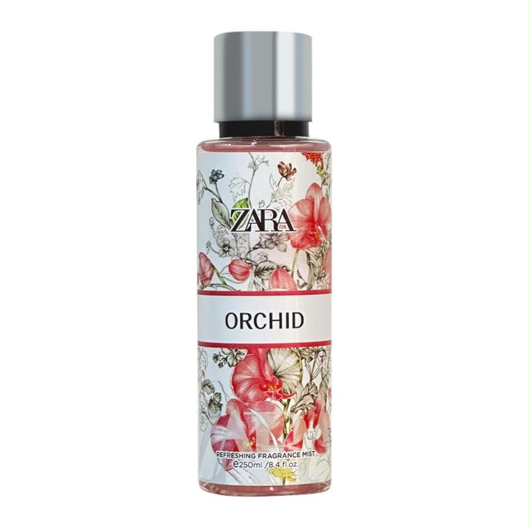 بادی میست زنانه زارا ZARA مدل Orchid | رایحه ماندگار، طراوت‌بخش و حجم ۲۵۰ میل (اورجینال)