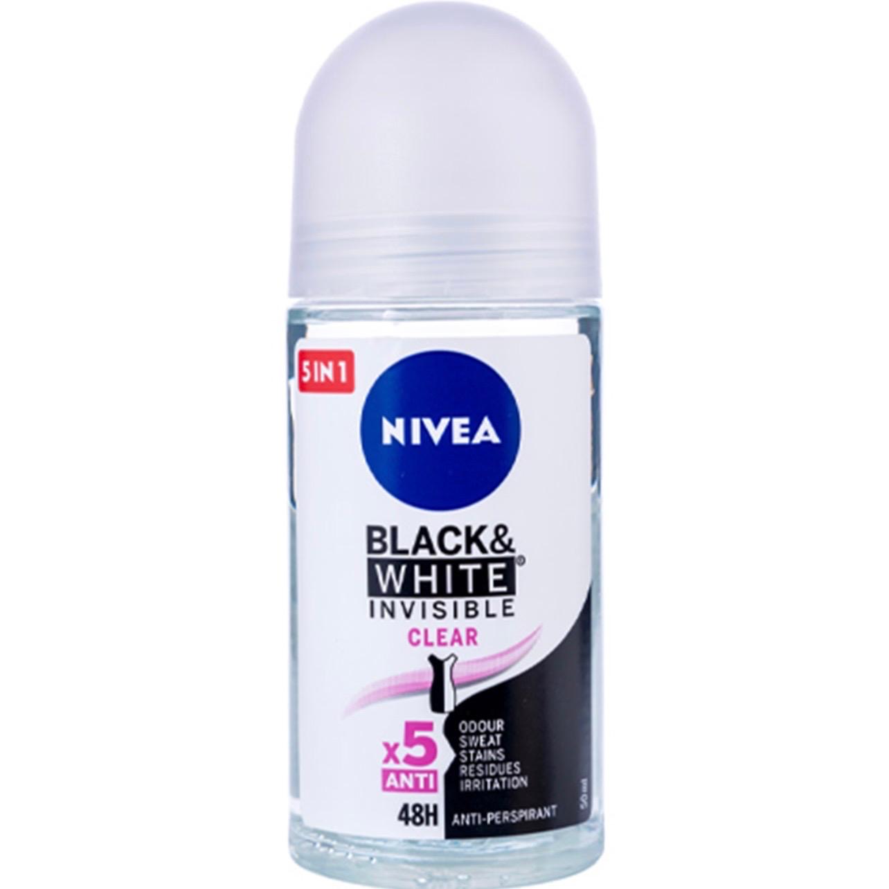 مام رول ضد تعریق زنانه نیوآ NIVEA | محافظت ۴۸ ساعته، خوشبوکننده و حجم ۵۰ میل (اورجینال)