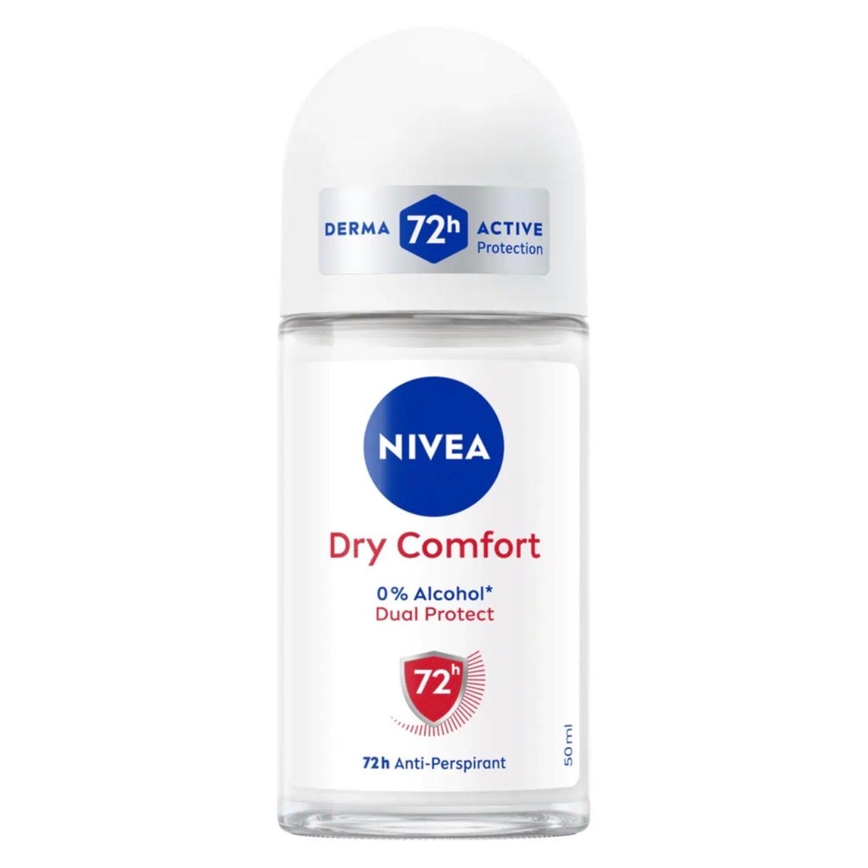 مام رول ضد تعریق زنانه نیوآ NIVEA | محافظت ۴۸ ساعته، خوشبوکننده و حجم ۵۰ میل (اورجینال)