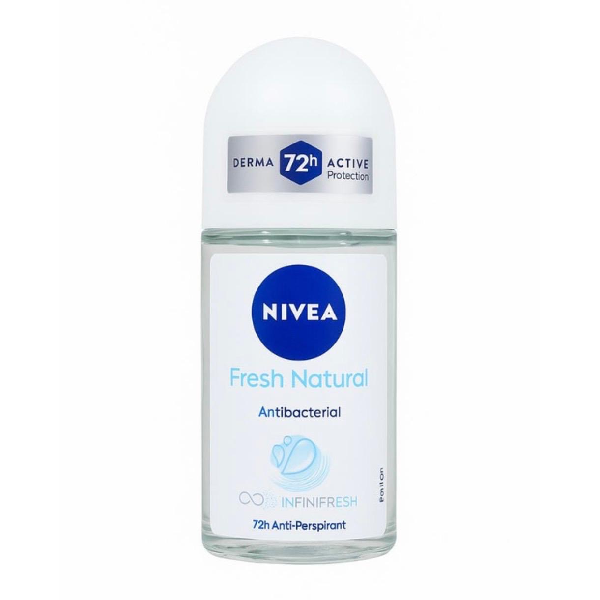مام رول ضد تعریق زنانه نیوآ NIVEA | محافظت ۴۸ ساعته، خوشبوکننده و حجم ۵۰ میل (اورجینال)