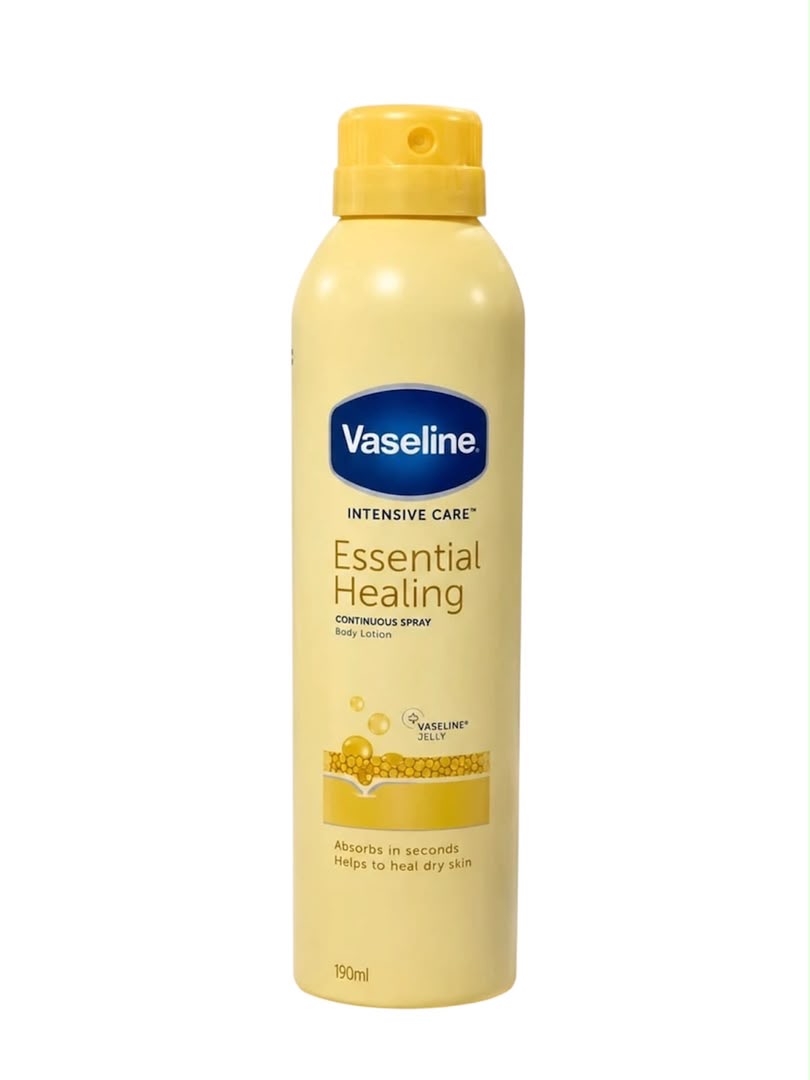 اسپری آبرسان و مرطوب‌کننده بدن وازلین Vaseline | جذب سریع، آبرسان و نرم‌کننده پوست، حجم ۱۹۰ میل (اورجینال)