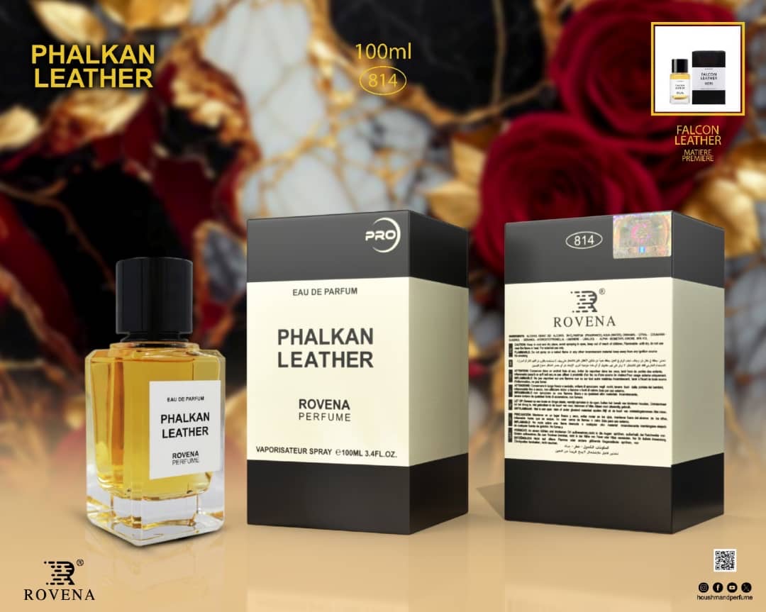ادکلن مردانه روونا رایحه PHALKAN LEATHERحجم۱۰۰میل (اماراتی اورجینال)
