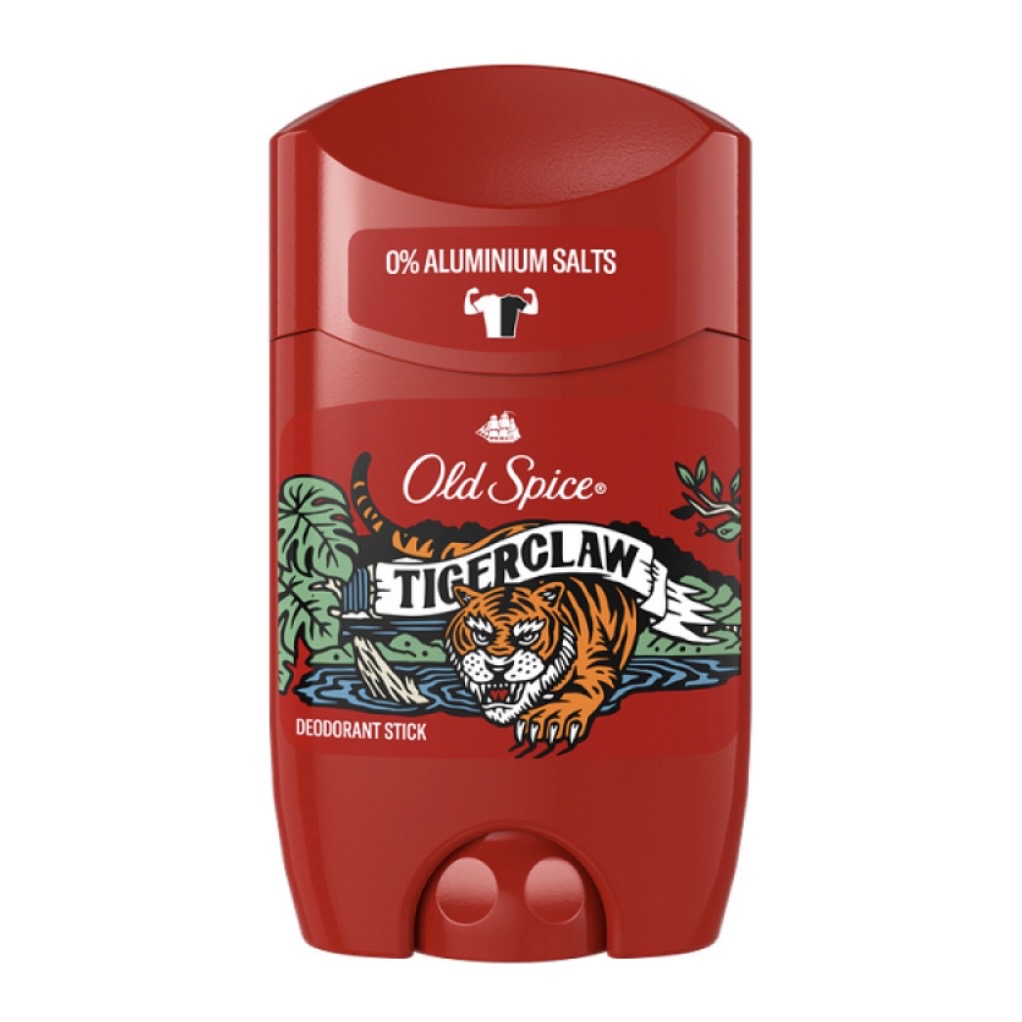 مام صابونی اولد اسپایس Old Spice رایحه Tiger Claw | حجم ۵۰ میلی‌لیتر، ضد تعریق و خوشبوکننده مردانه، ماندگاری ۴۸ ساعته، جلوگیری از بوی نامطبوع، رایحه خنک و ماندگار، بدون ایجاد لک روی لباس، مناسب استفاده روزانه و انواع پوست (اورجینال)
