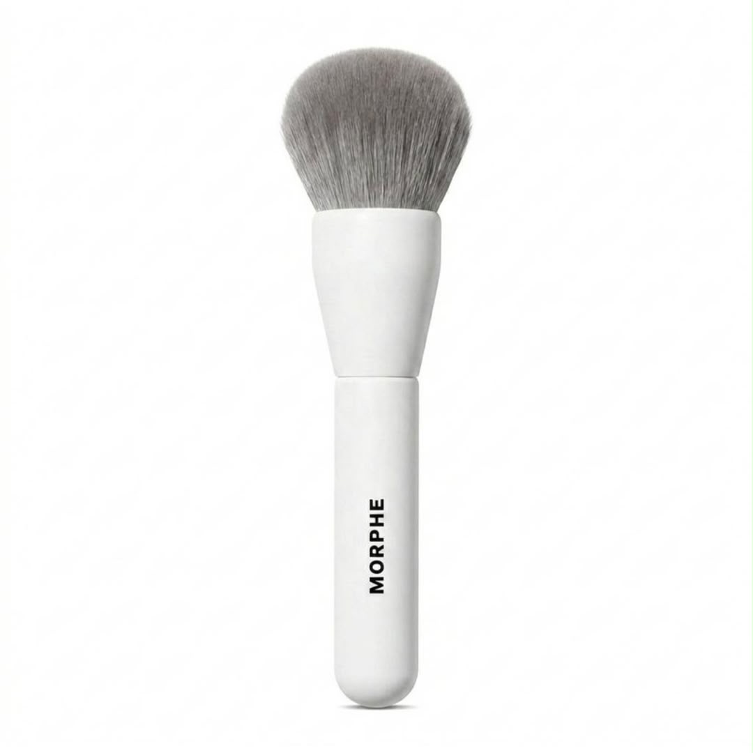 براش رژگونه کرمی و مایع مورف Morphe مدل M204 Rounded | الیاف نرم و متراکم، مناسب رژگونه کرمی و مایع، پخش یکنواخت مواد آرایشی، بدون ایجاد خطوط، دسته خوش‌دست، مناسب استفاده روزانه و حرفه‌ای (اورجینال)