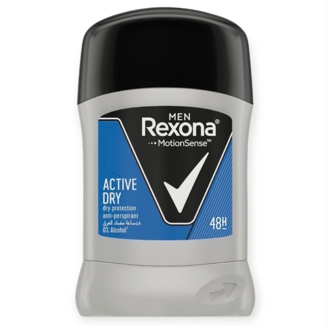 مام استیکی مردانه رکسانا Rexona | ضد تعریق و خوشبوکننده ۴۸ ساعته، محافظت طولانی‌مدت در برابر تعریق و بوی نامطبوع، با رایحه دلپذیر، بدون ایجاد لک و مناسب استفاده روزانه (اورجینال)
