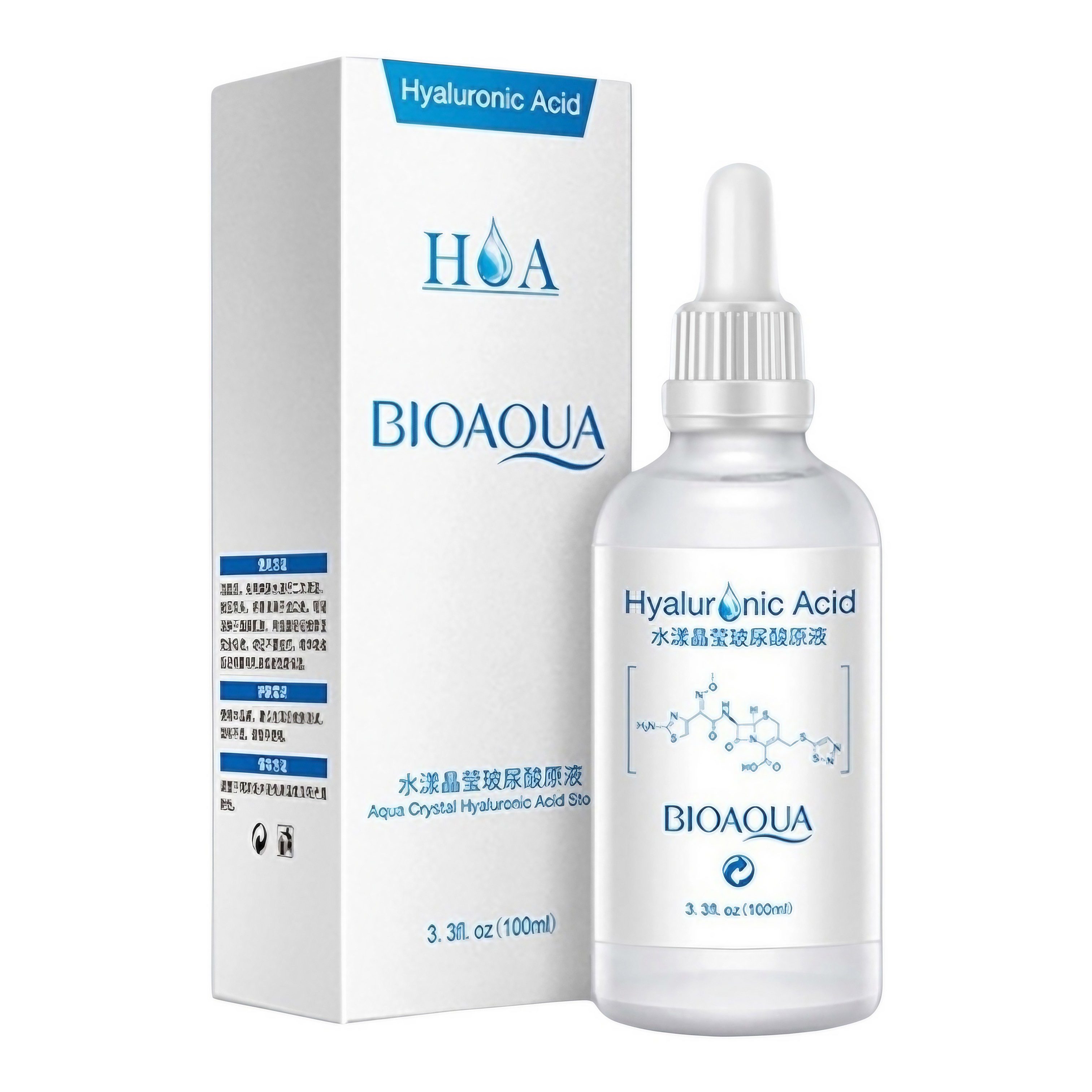 سرم آبرسان هیالورونیک اسید بیوآکوا Bioaqua | آبرسان عمیق، حفظ رطوبت و مناسب مراقبت روزانه انواع پوست ۱۰۰ میل (اورجینال)