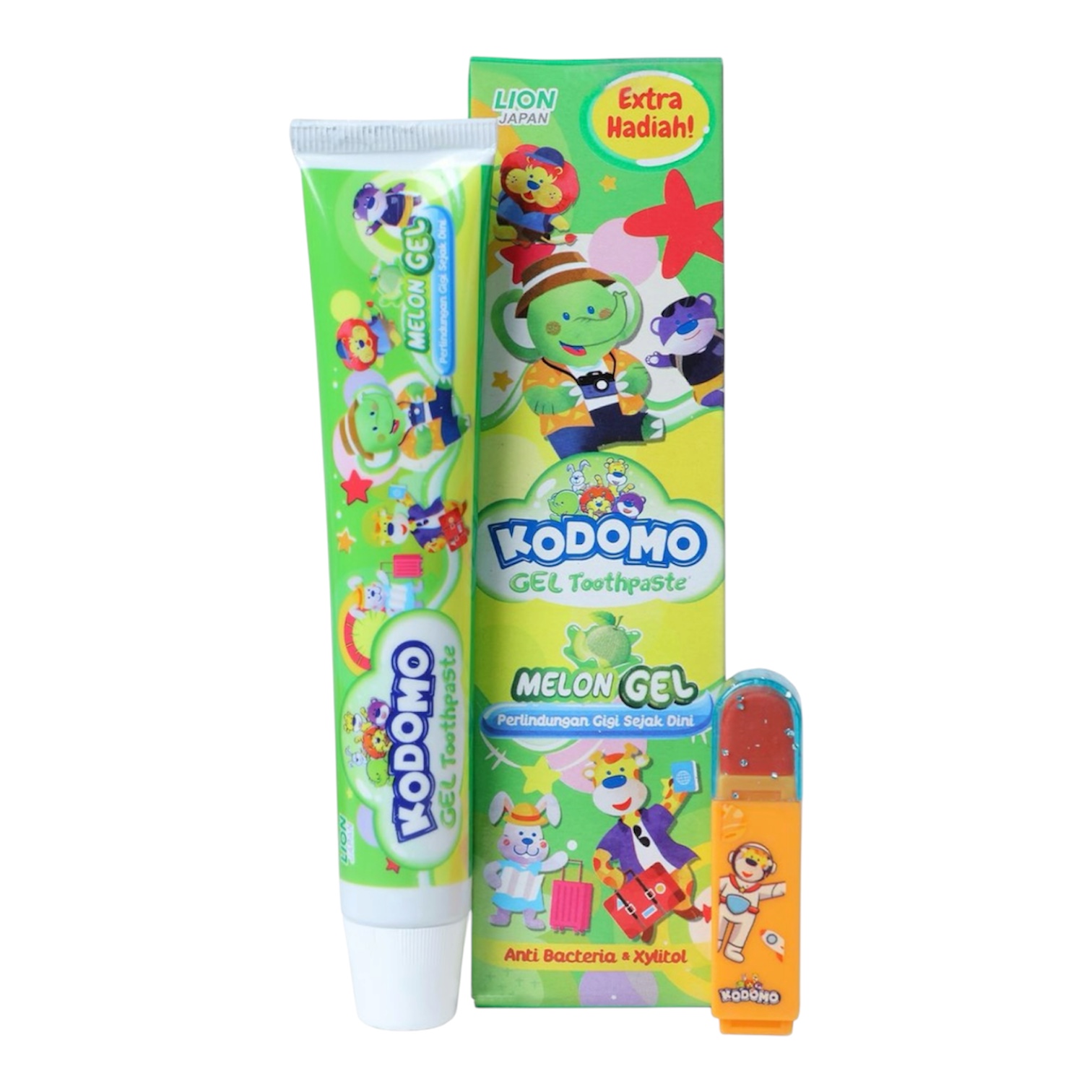 خمیر دندان کودک جایزه دار کودومو Kodomo Strawberry عصاره طالبی حجم۴۵میل