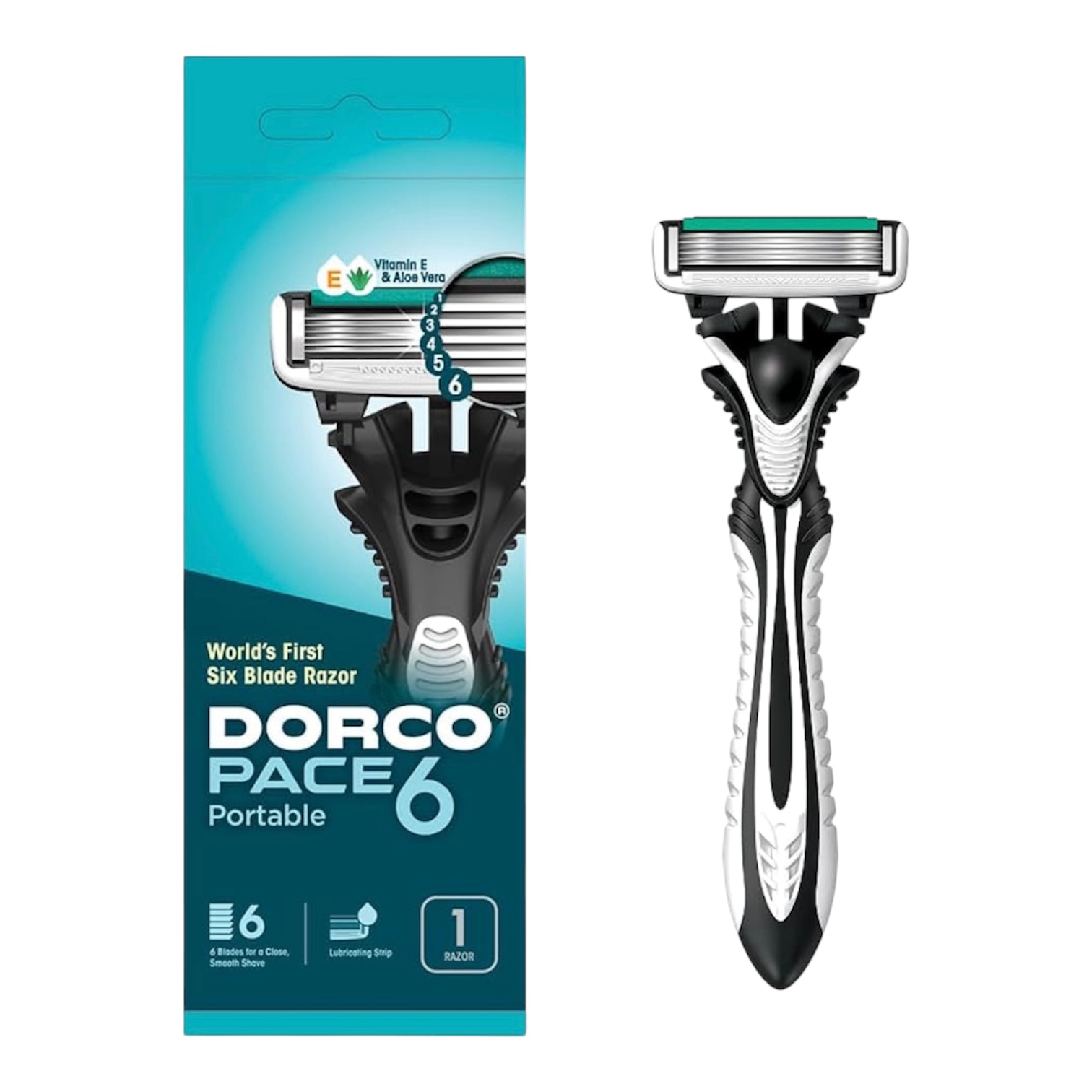 ژیلت  دورکو مدل PACE 6 Portable شش تیغه(اورجینال)